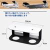 BeishiTenwaymili Laptop Storage Bracket, Under-Desk Storage Hardware, Notebook and Tablet Holder with Screws, Under-Desk Laptop Storage Bracket, PC Ra