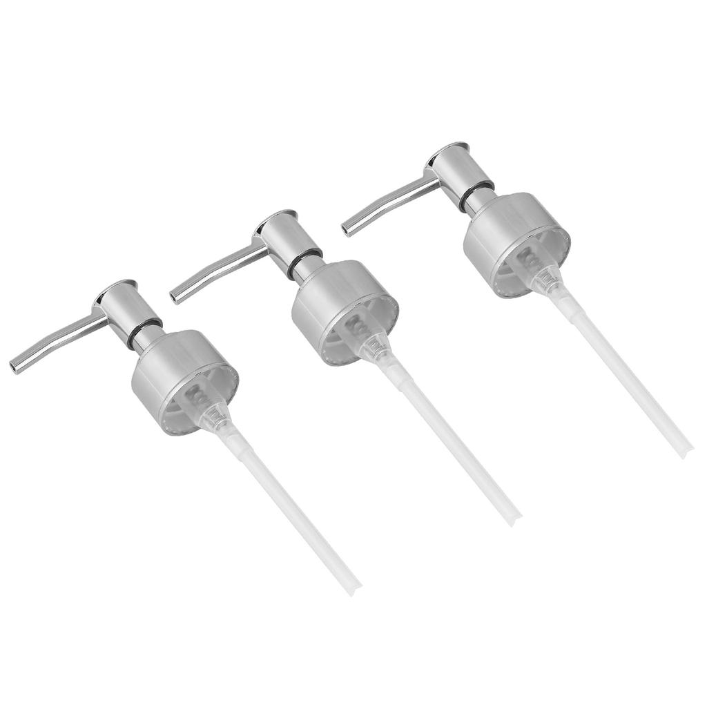 Perfume Bottle Pump Shampoo and Conditioner Bottle Nozzle for Soap Lotion Massage Oil BottleSilver