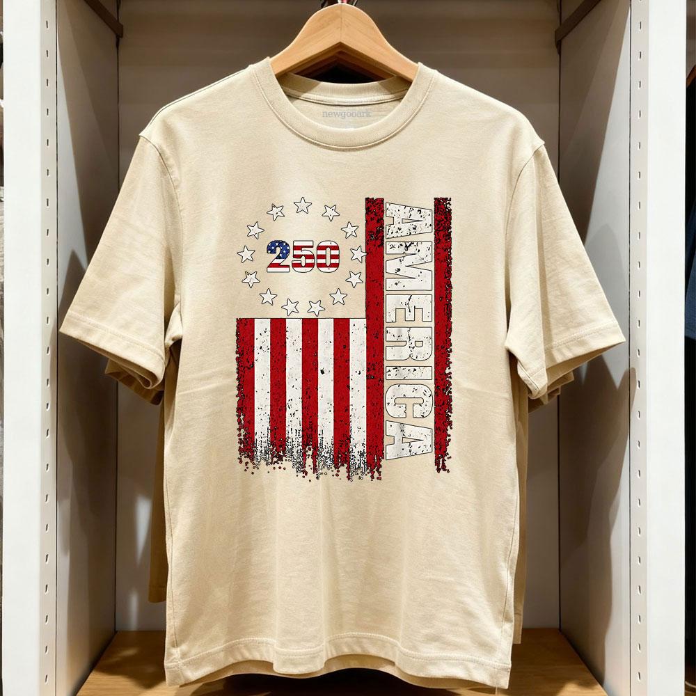 250th Anniversary US Flag Essential t shirt Women Unisex Casual cotton graphic t shirts Creative streetwear ropa hombre