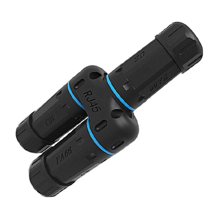 

1 to 2RJ45 8P8C CAT6 Coupler for Outdoor Ethernet Connection Compatibles Cat5 to Cat8 Networking Cable Extension 1