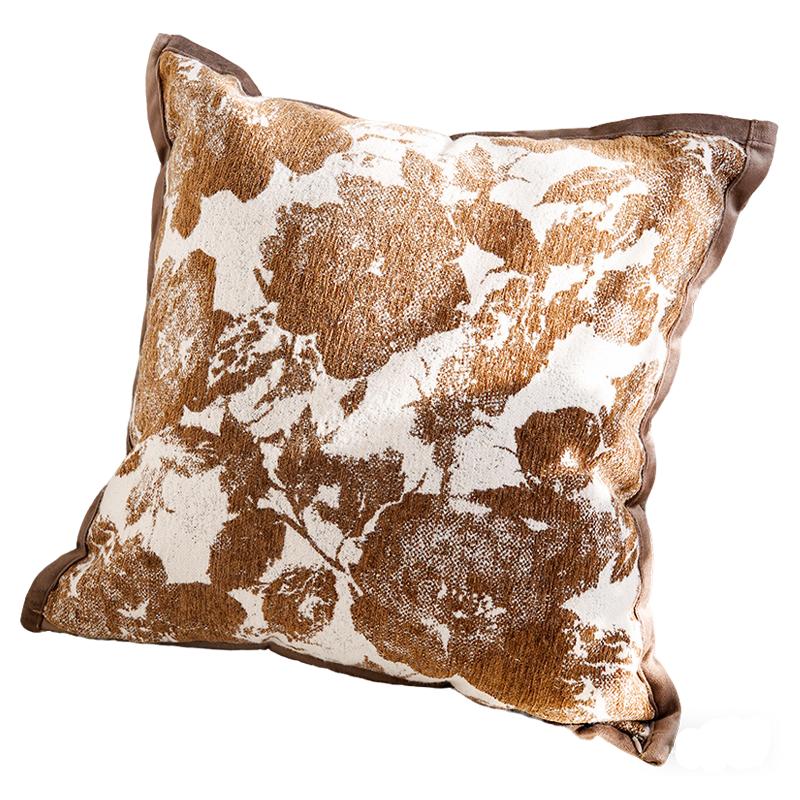 Brown Vintage Sofa Throw Pillow Cover Vintage Bedroom Headboard Cushion Simple and Modern Decorative Throw Pillow Customizable