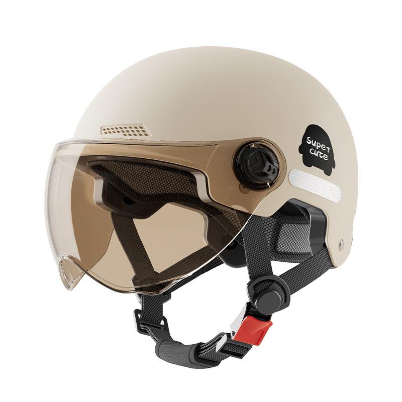 Electric Car Helmet Summer Unisex Battery Car Hard Hat Motorcycle Sun Protection Half Helmet