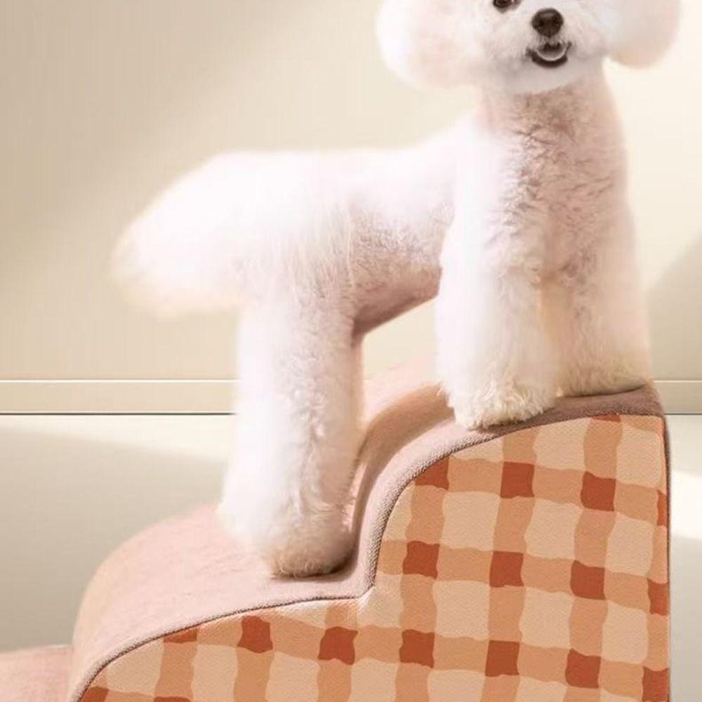 Washable Dog Stairs Anti-slip Pet Staircase New Pet Safety Ramp  Sofa