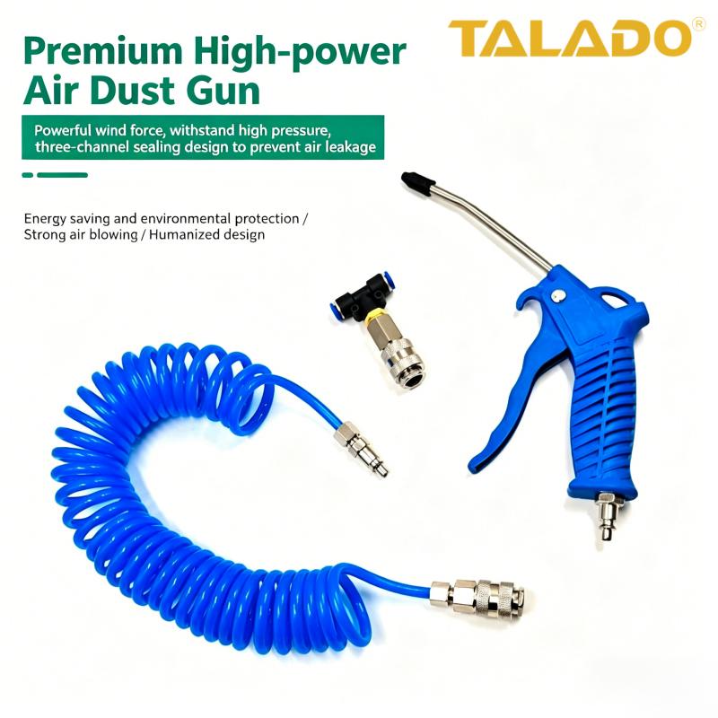 High Thrust Powerful Air Blow Gun Heavy Duty Tool for Truck Chassis Construction Machinery Thick Dust Removal