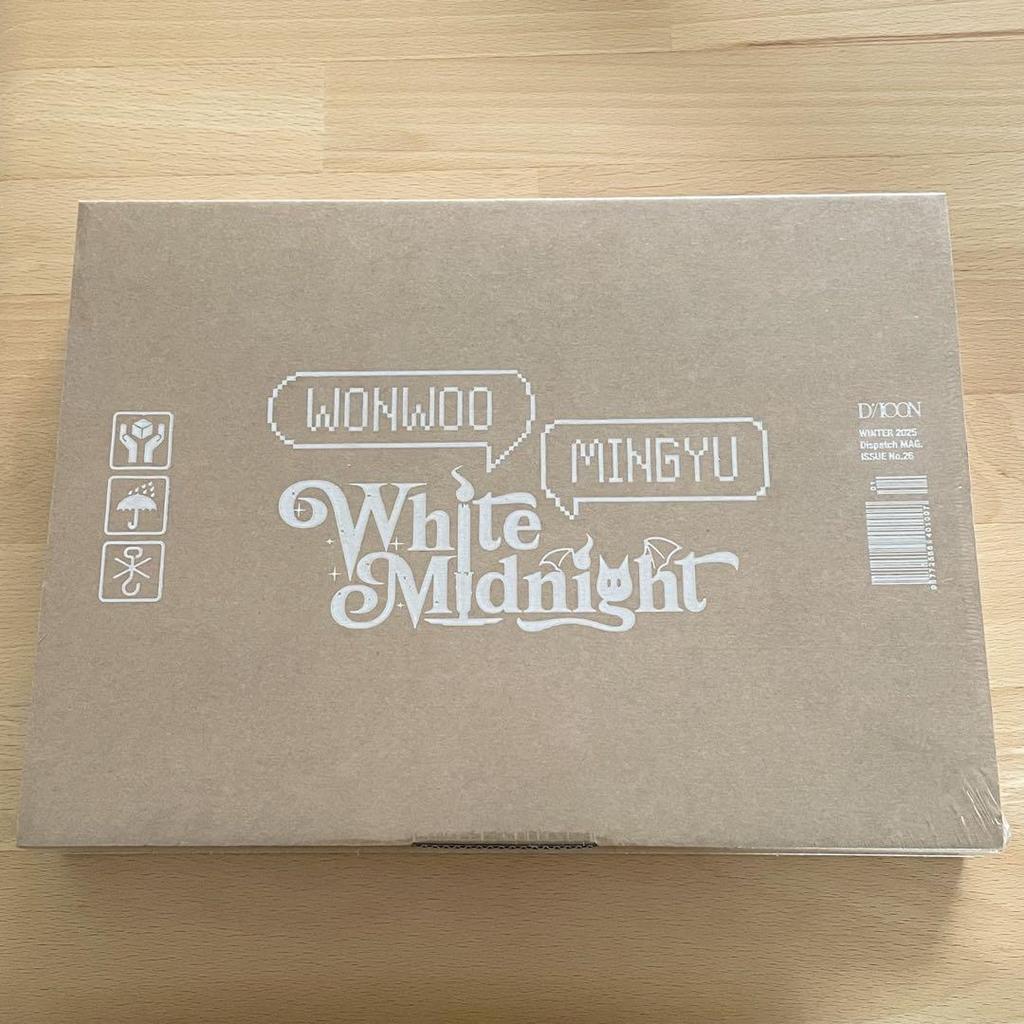 [USED] SEVENTEEN Wonwoo Mingyu DICON white midnight