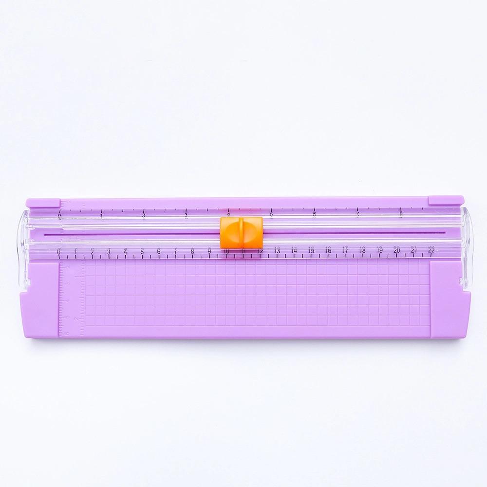 Purple/Pink/Orange/Blue/White A4 Paper Trimmer 220*60mm Cutting Size Paper Trimmer Photos Cutting