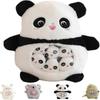AURA Cute Plush Pillow Toy,Removable Stuffed Animal Snack Pillow,Soft Plushie Animal Throw Pillow , Gifts for Kids, Panda