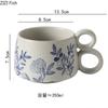 Japanese Ceramic Coffee Cup Creative Office Mug Afternoon Tea Latte Milk Cup Home Breakfast Water Cup Drink Set Friend Gift