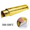 Gold Fiberglass Heat Insulation Tape Fireproof High-temperature Resistance Protective Film Sound Shield Cloth Car