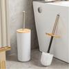 Standing Base Toilet Brush Set Long Handle Toilet Rim Cleaner Brush Bathroom Toilet Brush  Bathroom