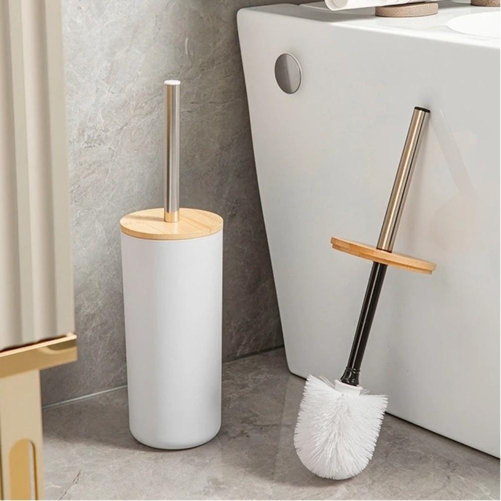 Standing Base Toilet Brush Set Long Handle Toilet Rim Cleaner Brush Bathroom Toilet Brush  Bathroom