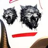 Wolf Head Car & Motorcycle Waterproof Scratch Cover Sticker