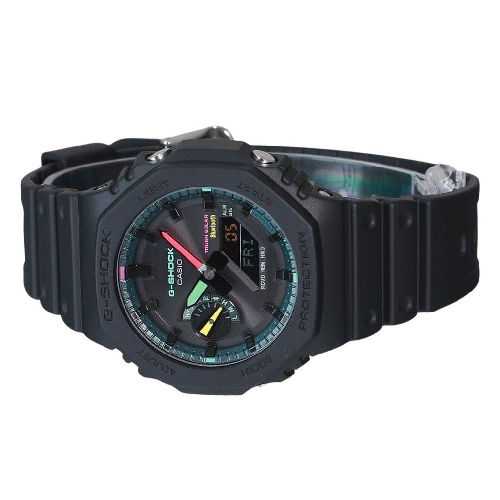 Casio Ceas pentru bărbați G-Shock Analog Digital Smartphone Link Multi Fluorescent Accents Series Tough Solar GA-B2100MF-1A 200M