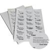 A4 Sticker Printing Paper with Pre-Cut Adhesive Labels, 100 Sheets/Pack
