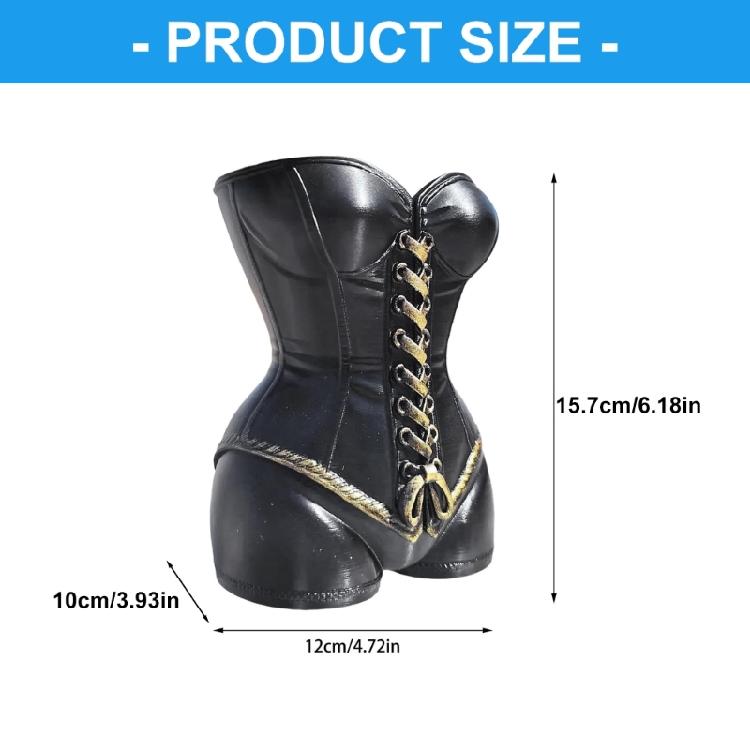 Fashionable 3D Printed Corset Shape Planter Modern Sculptural Design Flower Pot Vases For Living Space Plant Display