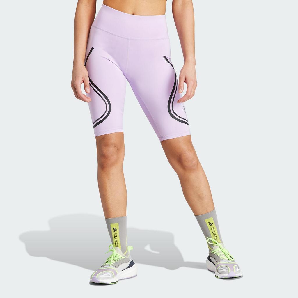 adidas X Stella McCartney Truepace Leggings de Corrida para Bicicleta Femininos Rosa Roxo IB4944