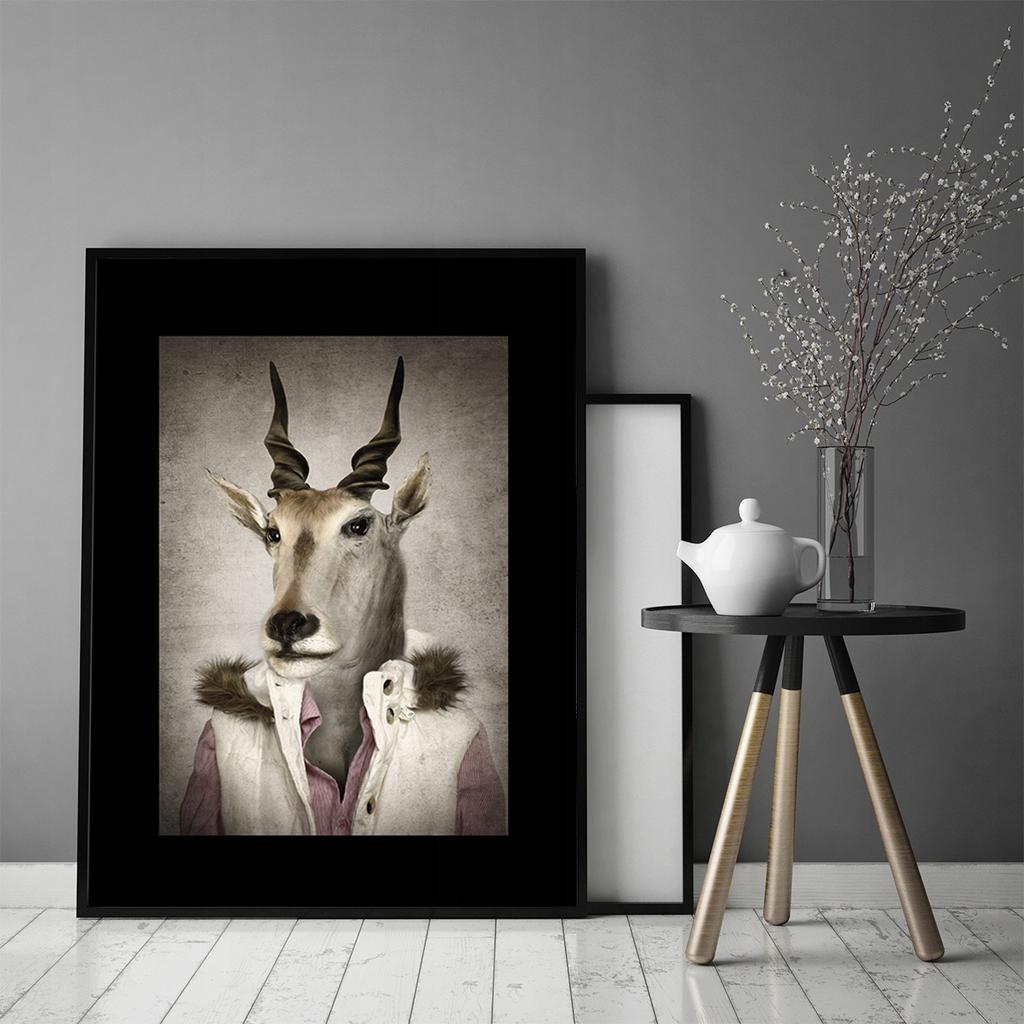 Picture poster In a frame 43x33 cm Kozioł P775