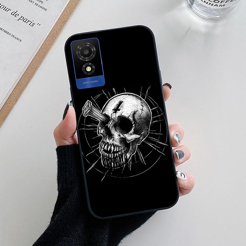 For TCL 501 Case Fashion Soft Silicone Back Cases for TCL 501 T433D Phone Cover TCL501 etui Fundas