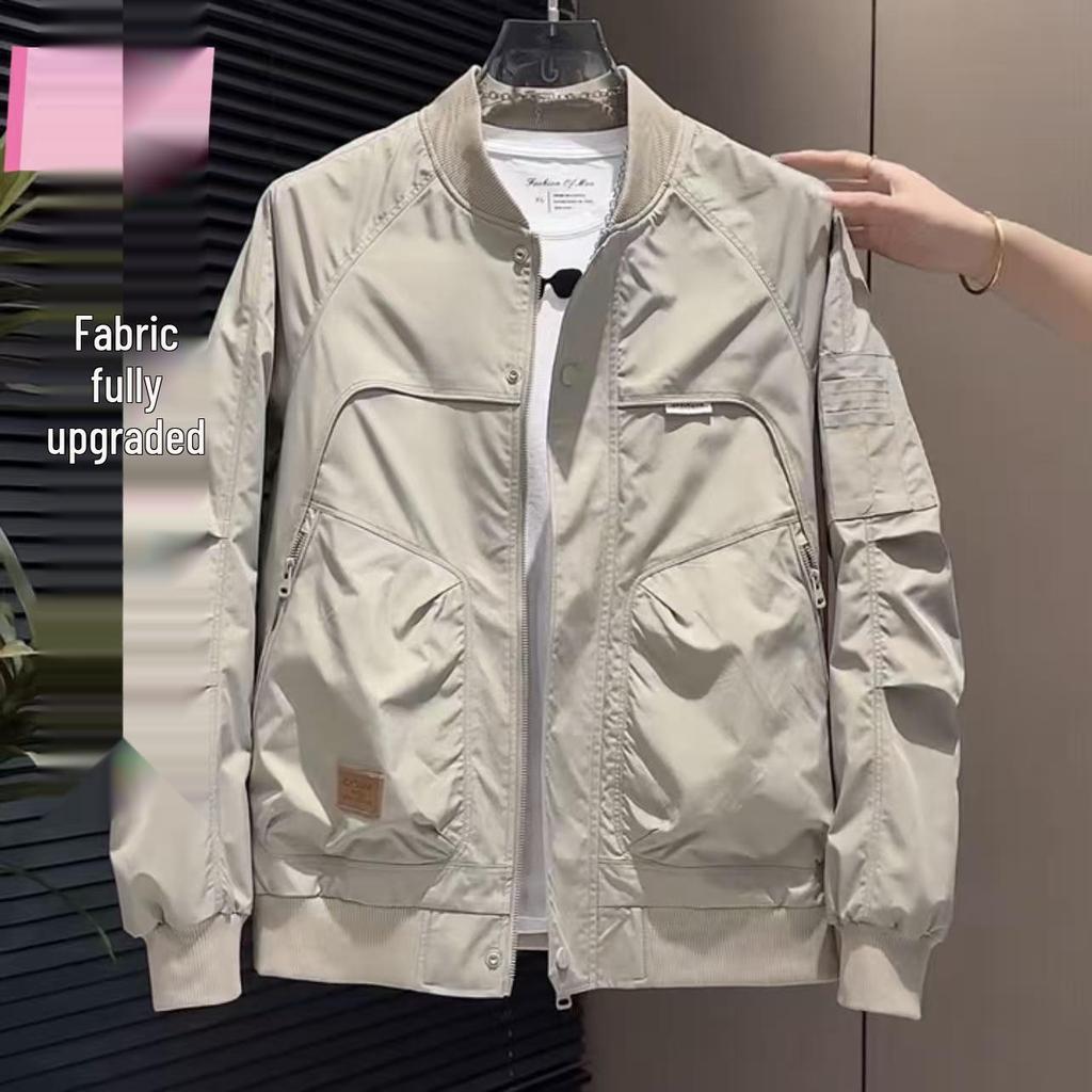 Men's Cotton Padded Baseball Jacket - Autumn/Winter Fashion Trend, Versatile Workwear & Casual Top