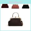 Stylish Vintage Metal Handbag For Women Fashionable Fall 2024 Versatile Shoulder Bag With Rivets