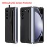 Official Solid Color Skin Feel S Pen Stylus Anti-drop Case for Samsung Galaxy Z Fold 8 7 6 5 4 3 Camera Protect Anti-drop Cover