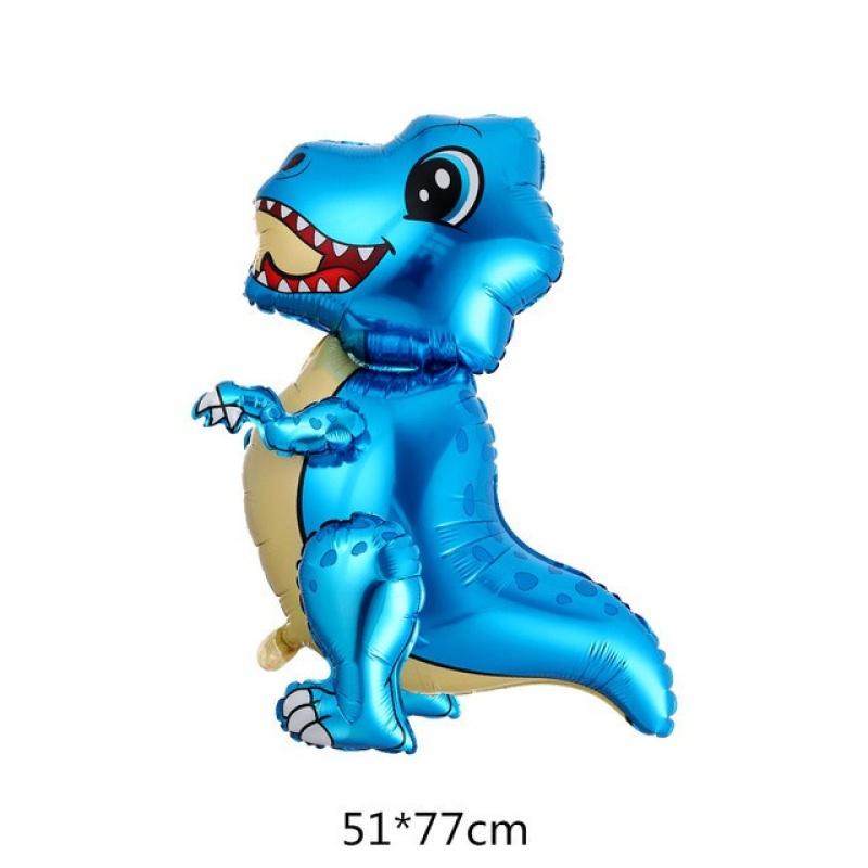 20 Styles 4D Active Inflatable Aluminum Foil Balloons Dinosaur Tyrannosaurus Rex and Triceratops