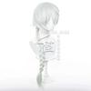 High Quality Nikolai Gogol Cosplay Wig Anime Bungo Stray Dogs Season 4 Long White Braid Heat Resistant Synthetic Wigs for Man