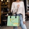 Cute Cartoon Cup Print Tote Bag Casual Daily Use Shoulder Bag Fashion Large Capacity Shopping Handbag