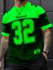 Men's Summer Casual Sports 3D Digital Print T-Shirt