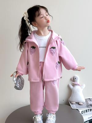 2025 Trendiger Mädchen Herbst Sportbekleidung Set: Stilvolle Kinderbekleidung für Frühling und Herbst