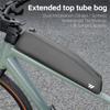 WEST BIKING YP0707426 For Bicycle Top Tube Bag Waterproof Extended TPU Road Bike Frame Bag