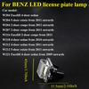 2 Pcs Canbus LED Car Number License Plate Light Assembly Auto Lamp Luces 6000K For Mercedes Benz W204 W221 W207 W218 W212 W216