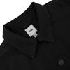 Vans Logo Outdoor Casual Jacket Micro Print Solid Color Collar Work Style Jacket Women Jacket Black VN0A5LLCBLK