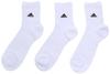 Fukusuke Fukuske Sports Ribbed Embroidered Socks for School Set Socks, Half-Length Students, 3-Pair