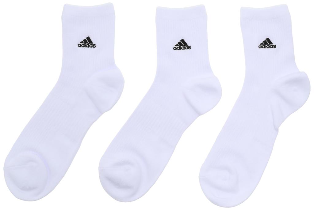 Fukusuke Fukuske Sports Ribbed Embroidered Socks for School Set Socks, Half-Length Students, 3-Pair