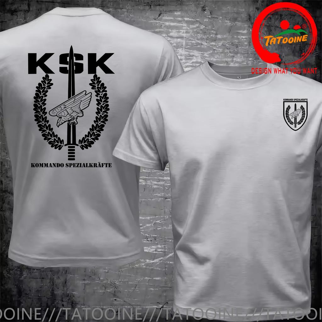 Vtipný design Ksk Gerunisex Armádní speciální síly Komunisexdo Spezialkrafte Tričko Unisex Móda Trendy Ležérní oblečení Stylové topy Tričko