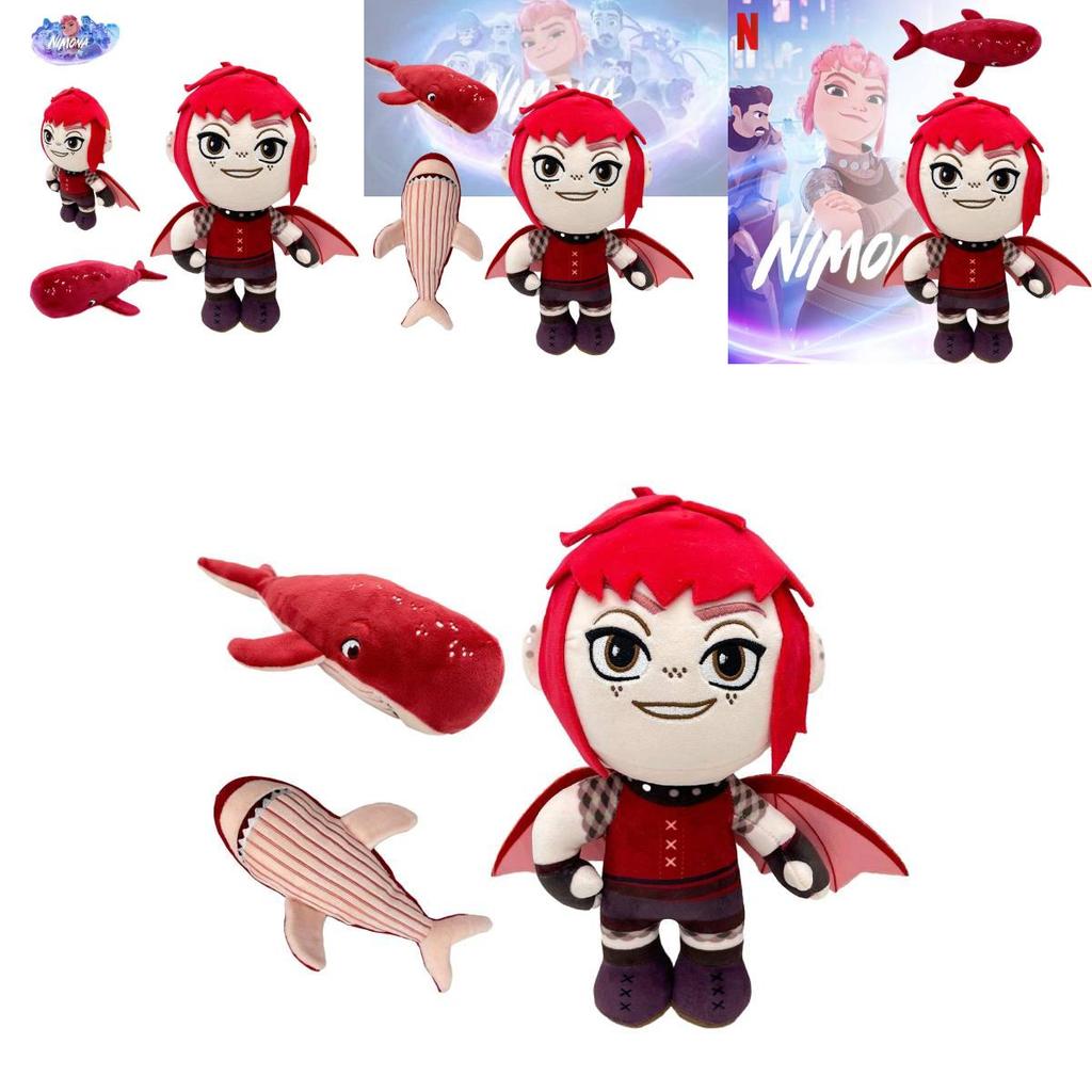 Nimona Monster Girl Plush Toy Doll Anime Collectible Figure