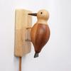 Easy Installation Housewarming Door Knocker Handmade Retro Pendant Doorbell Practical Beautiful Wooden Woodpecker Gift