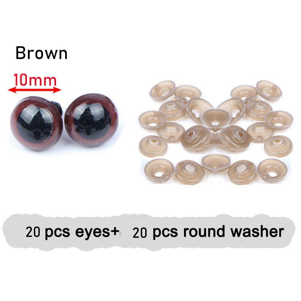 High Quality Stuffed Toys Parts Plastic Safety Eyes Crafts Bear Animal Accessories Puppet Crystal Eye Dolls DIY Tools