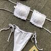 Sexy Womens Swimsuit Push-Up Padded Bra Striped Print Bathing Swimwear Jumpsuit
