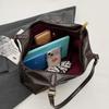 Big Shoulder Bags for Women Large Capacity Tote Bag  Winter Vintage Solid Color Zipper Leather Travel Retro Handbag Purse