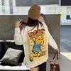Anime Print College Style Korean Loose Fit Sweater