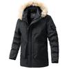 2026 New Winter Men Long Coat Military Fur Hood Warm Tactical Bomber Army Korean Thick Multi Pockets Overcoat Male Warm Parka