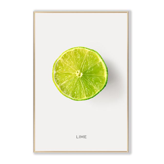 Pictură pe pânză cu fructe, simplitate modernă, poster cu lămâie ananas pentru sufragerie, bucătărie, artă de perete, imagini decorative, decor acasă