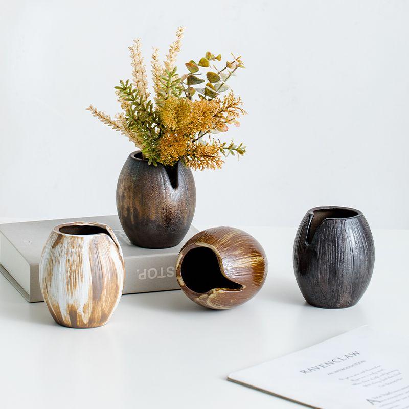 Chinese Ceramic Vases Vintage Hydroponic Flower Arrangement Containers Living Room Dining Table Flower Vases Home Decoration New