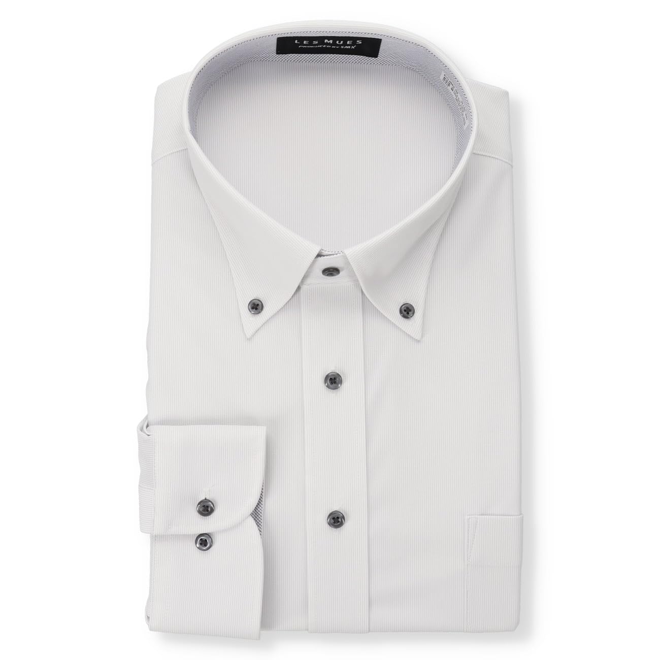 

Мужская рубашка с длинным рукавом на пуговицах Aoki (SizeMAX, Доступны большие размеры) - Не требующий глажки, Эластичный, Влагоотводящий, Быстросохнущий, Серый (EYLM8302)