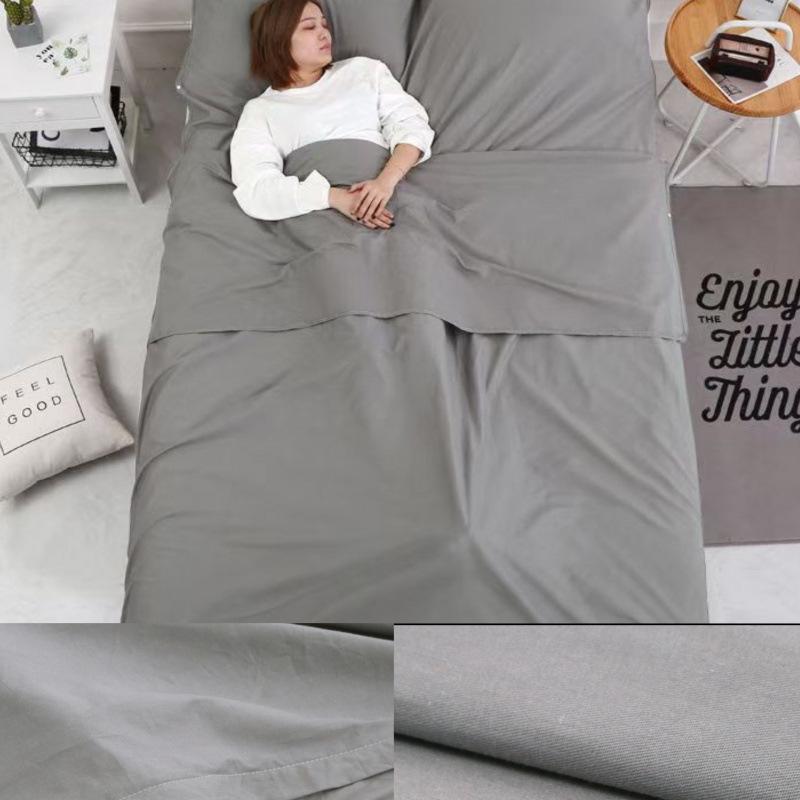 Anti-Dirt Sleeping Bag for Travel - Perfect for Hotels, Trains & Guesthouses (Single/Double)