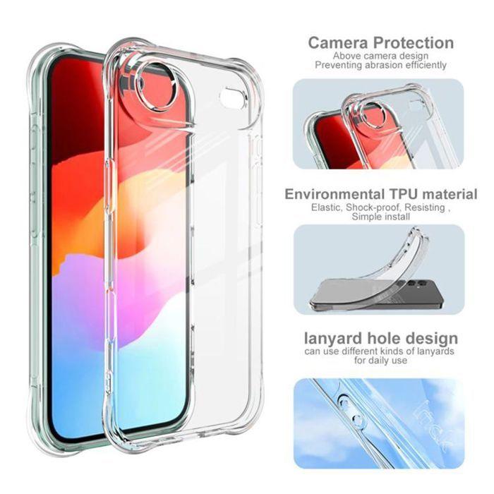 Coque pour iPhone Air - BOOLING - Silicone Transparent Slim Coins Renforcés - 2 Verres Trempés