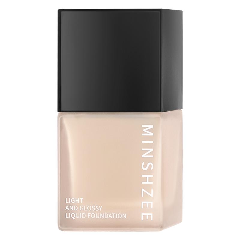 Mingxi Zhi Long-Lasting Nourishing Foundation Serum: Sweat-Proof, Waterproof, Moisturizing, Non-Transfer, 10ml.