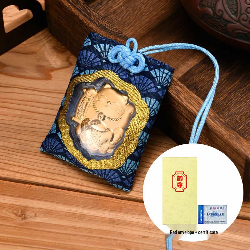Zhou Family Lucky Cat Charm Air Freshener Pendant Gift